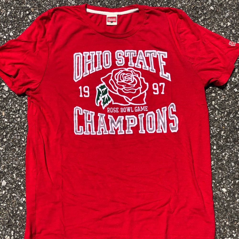 HOMAGE Ohio State Rose Bowl T-Shirt Large
